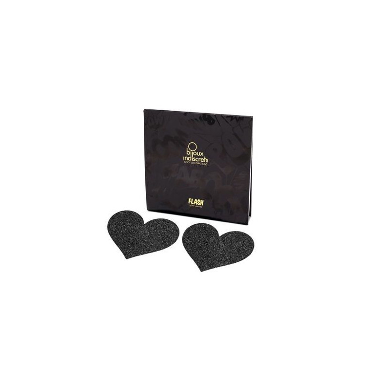 Bijoux - Indiscrets Flash Coeur Noir Coupes De Tamelon